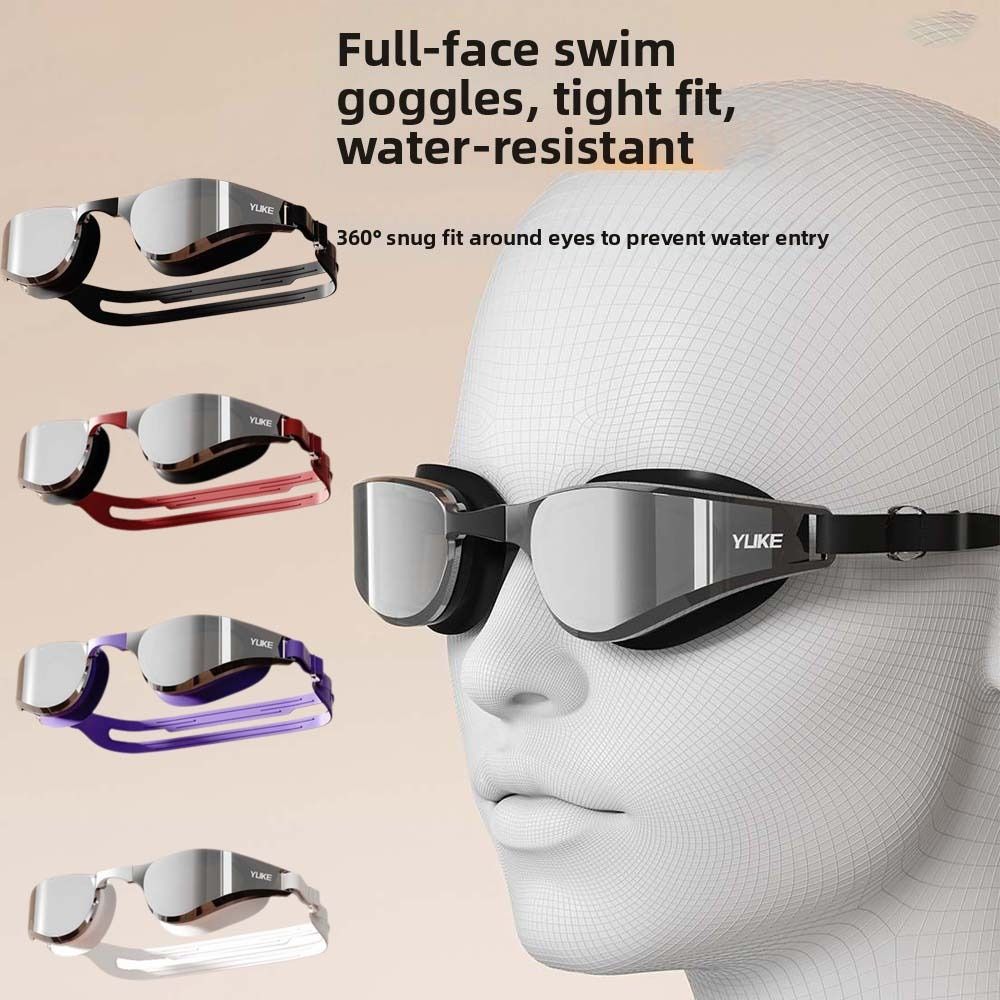 Swim Goggles Anti Fog Uv - Waterproof Swimming Goggles Detachable Nosepiece Electroplating