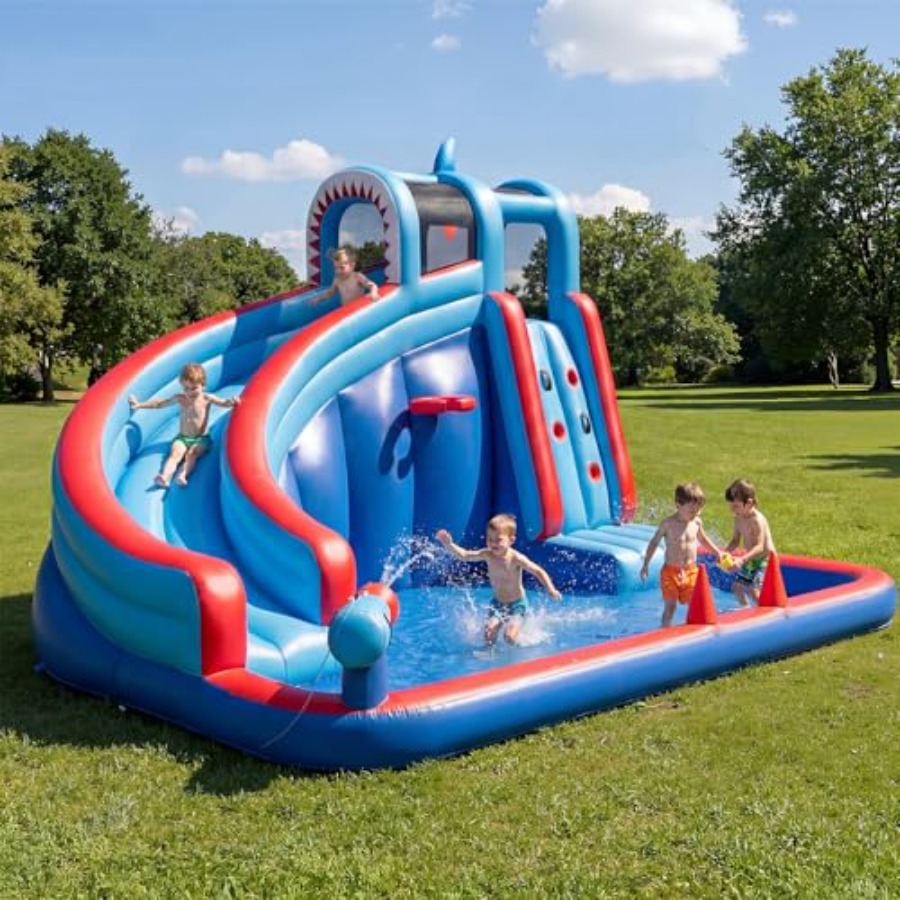 Backyard inflatable water slid - Water Slide Inflatable recension och pris