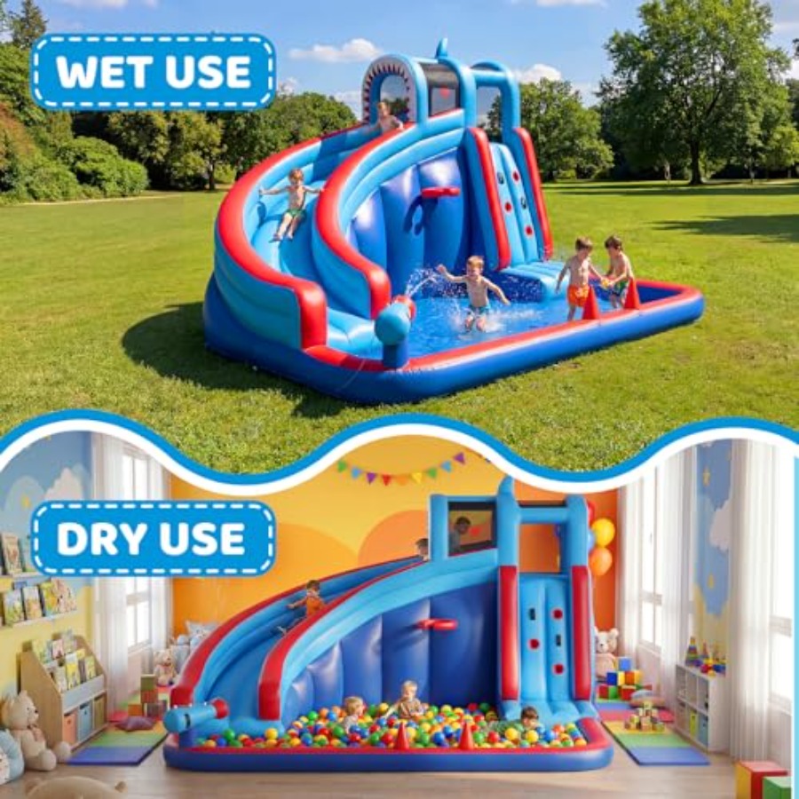Backyard inflatable water slid - Water Slide Inflatable recension och pris