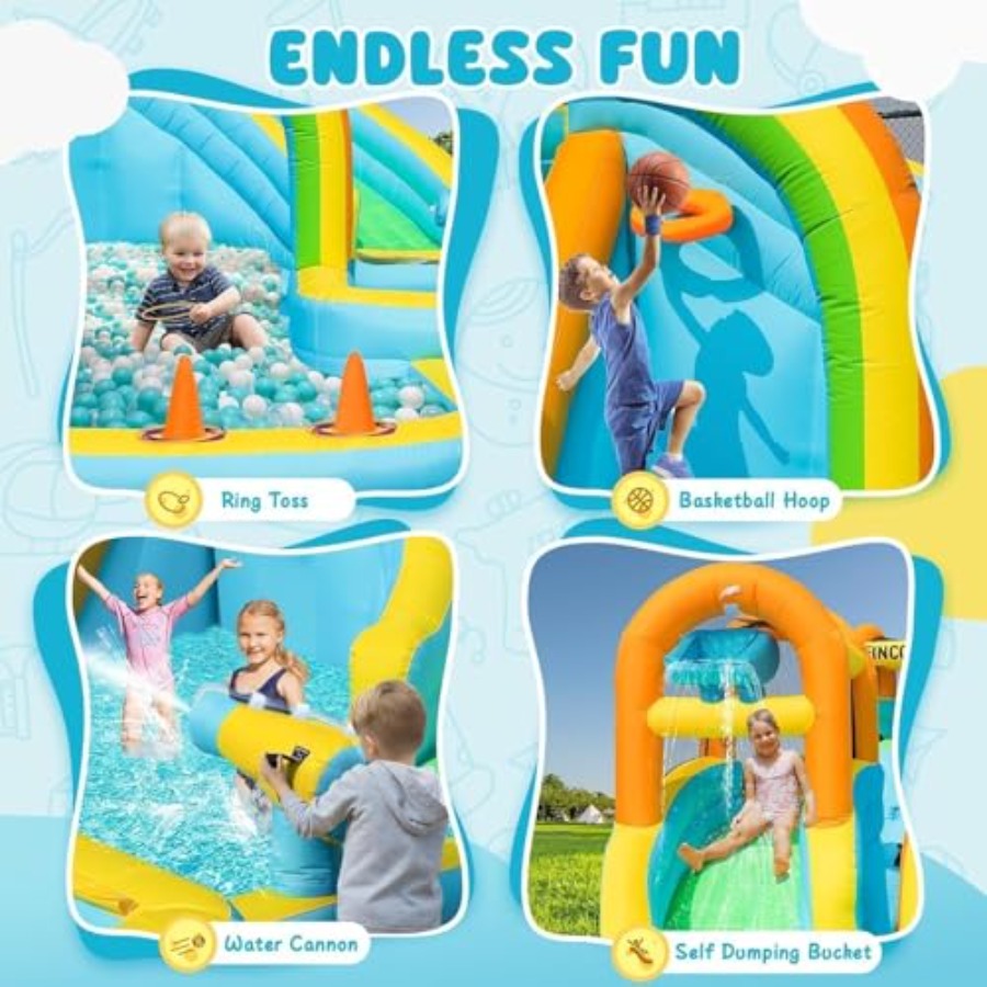 Backyard outdoor inflatable wa - Water Slide Inflatable recension och pris
