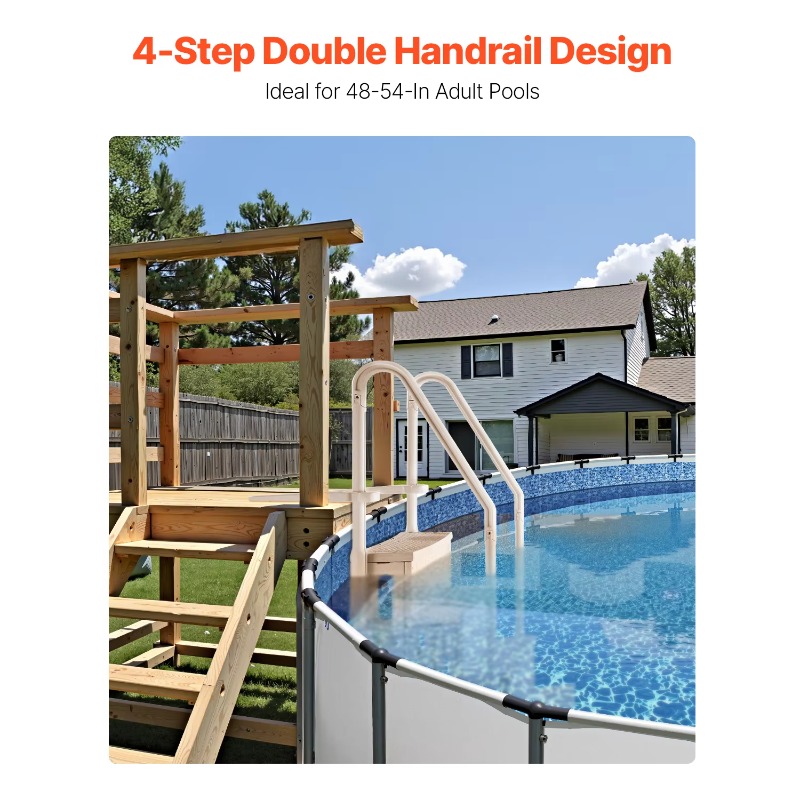 【Hot】 Swimming Pool Ladder Dou - Pool Ladder Above Ground recension och pris