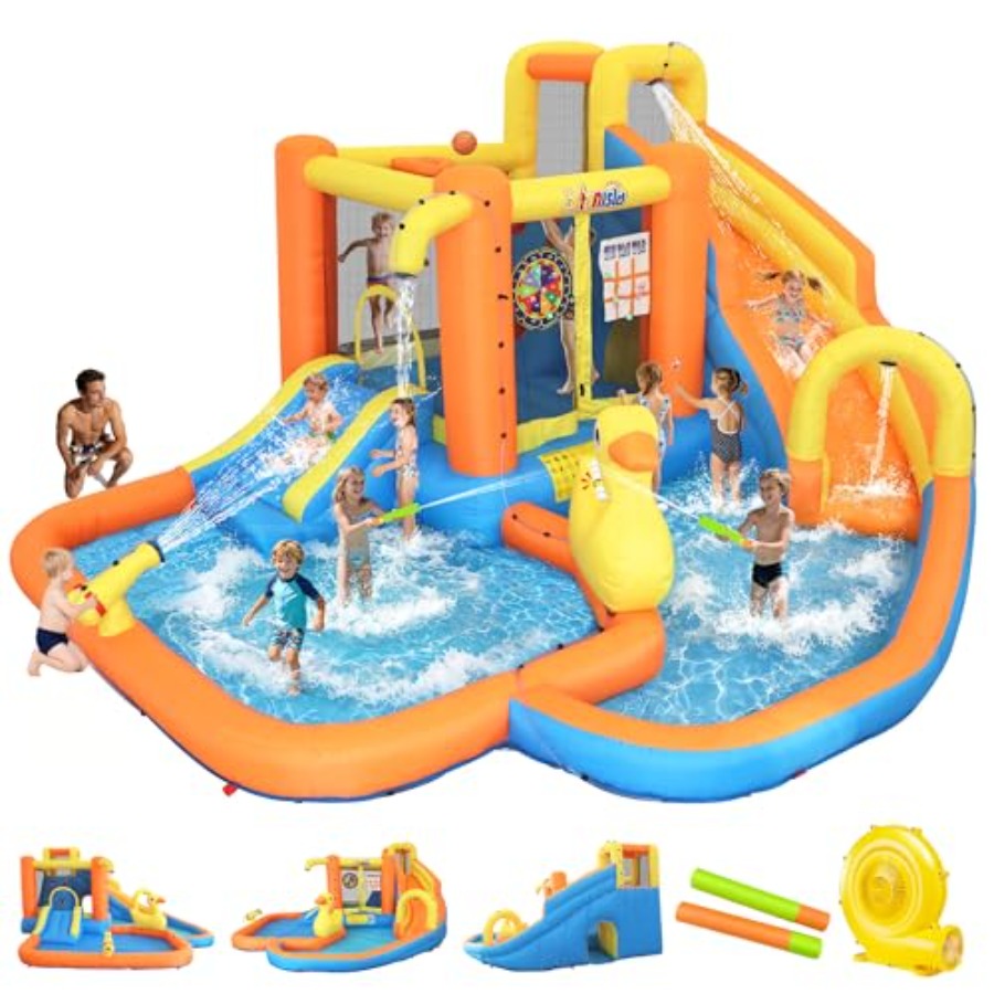 Backyard inflatable water park - Water Slide Inflatable recension och pris