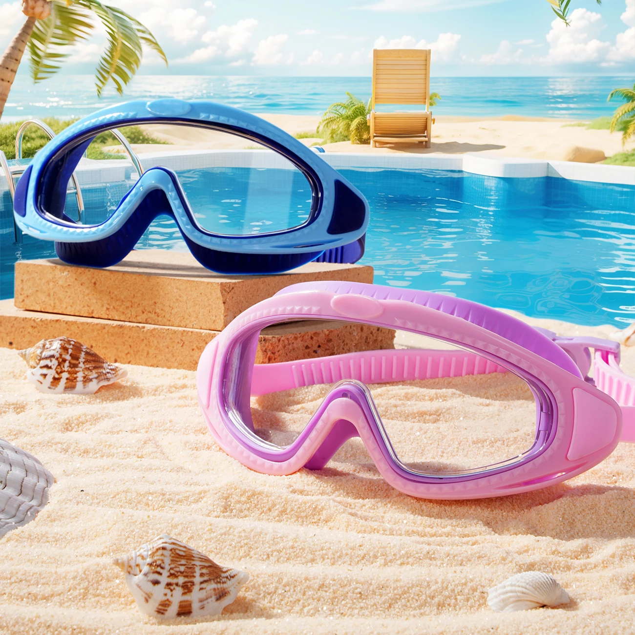 Unisex Adult Swim Goggles with - Swim Goggles Anti Fog Uv recension och pris