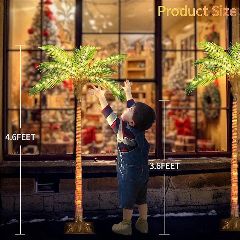 ABRW-Solar Palm Tree Lights Wi - Pool Light Solar Rechargeable recension och pris