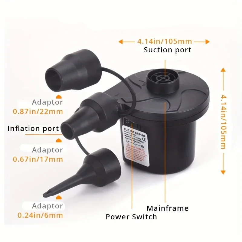 Portable Electric Air Pump wit - Pool Lounger Inflatable recension och pris