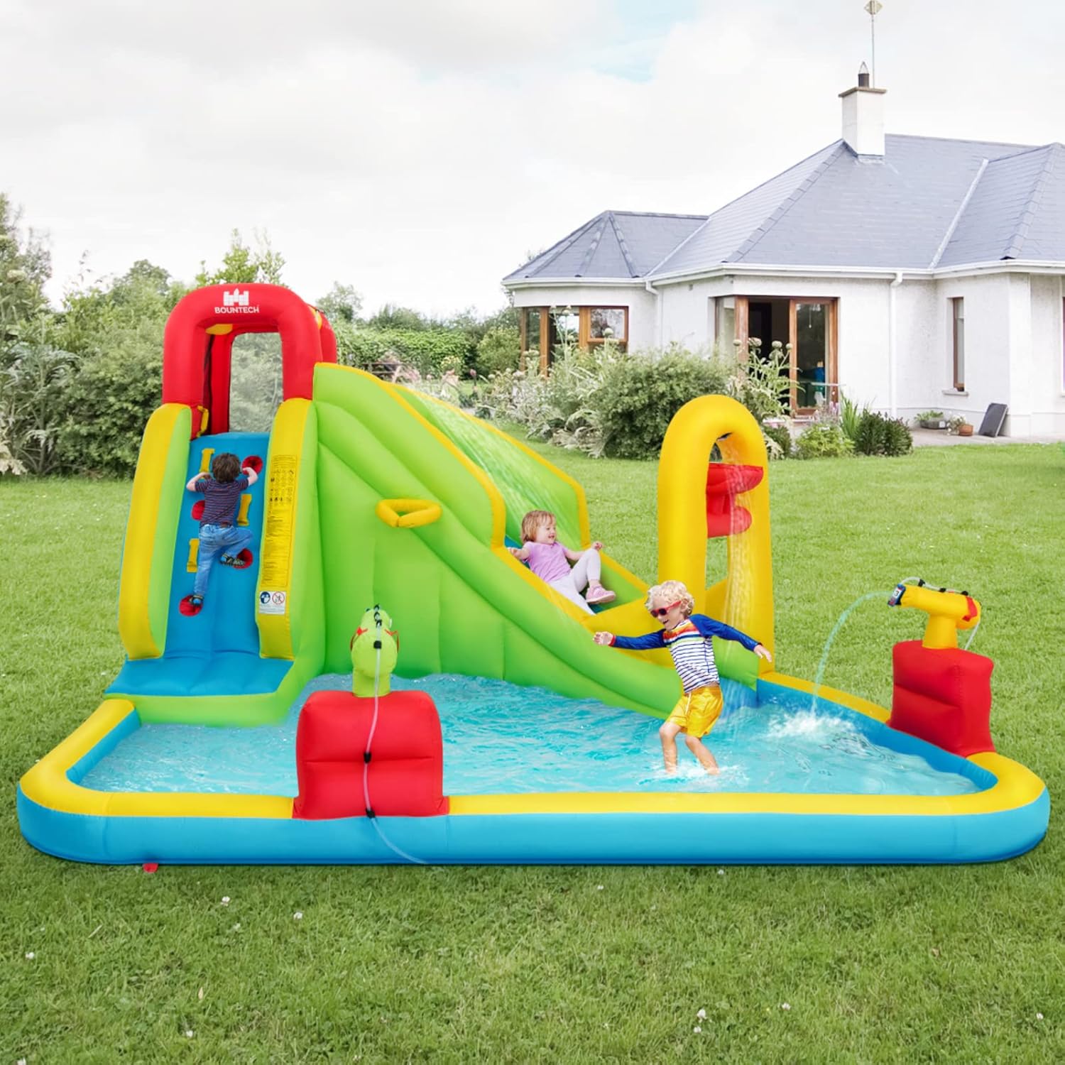 Mega Inflatable Water Park Bou - Water Slide Inflatable recension och pris
