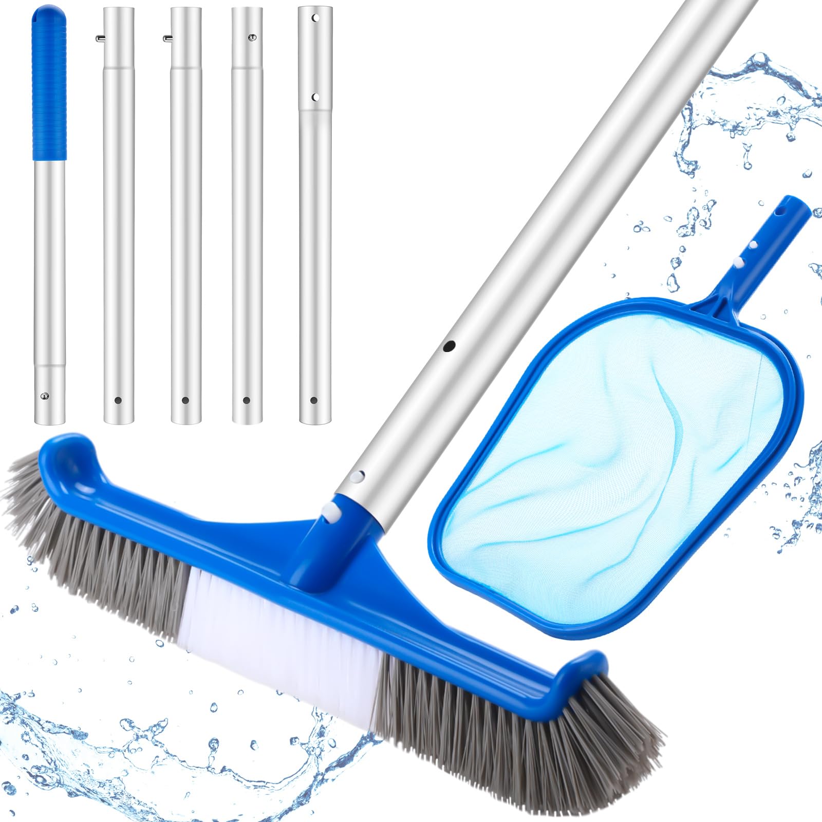 3 Pcs Pool Cleaning Kit with H - Pool Skimmer Net recension och pris