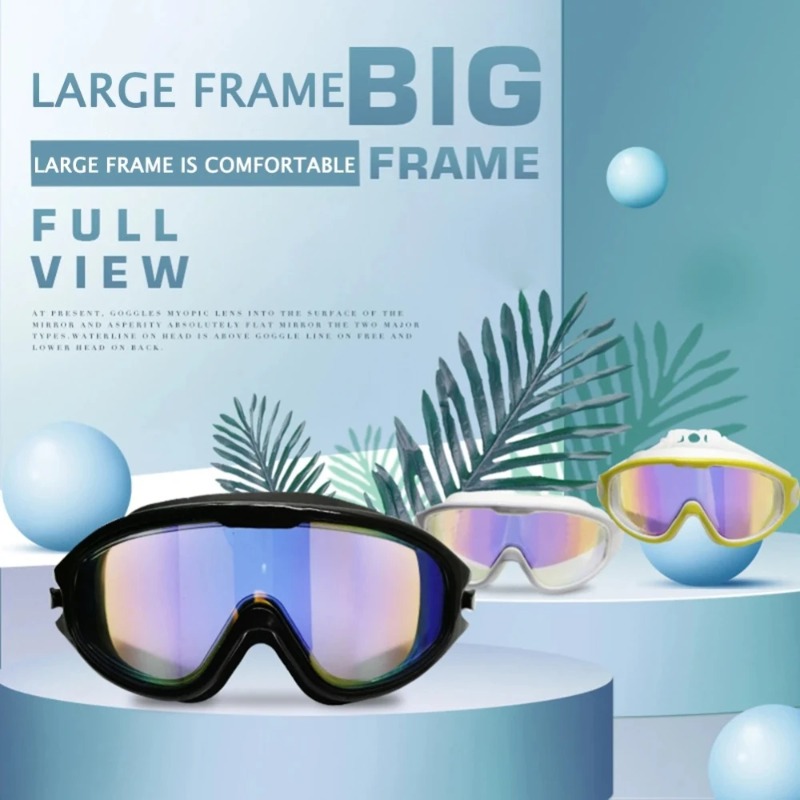 Swimming Goggles Big Frame Swi - Swim Goggles Anti Fog Uv recension och pris