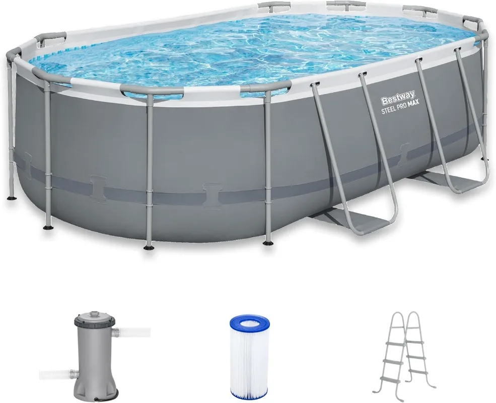 Bestway Steel Pro MAX 14' x 8' - Pool Ladder Above Ground recension och pris