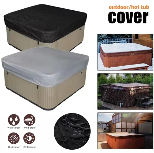 Spa Hot Tub Dust Cover Bathtub - Pool Cover Waterproof recension och pris