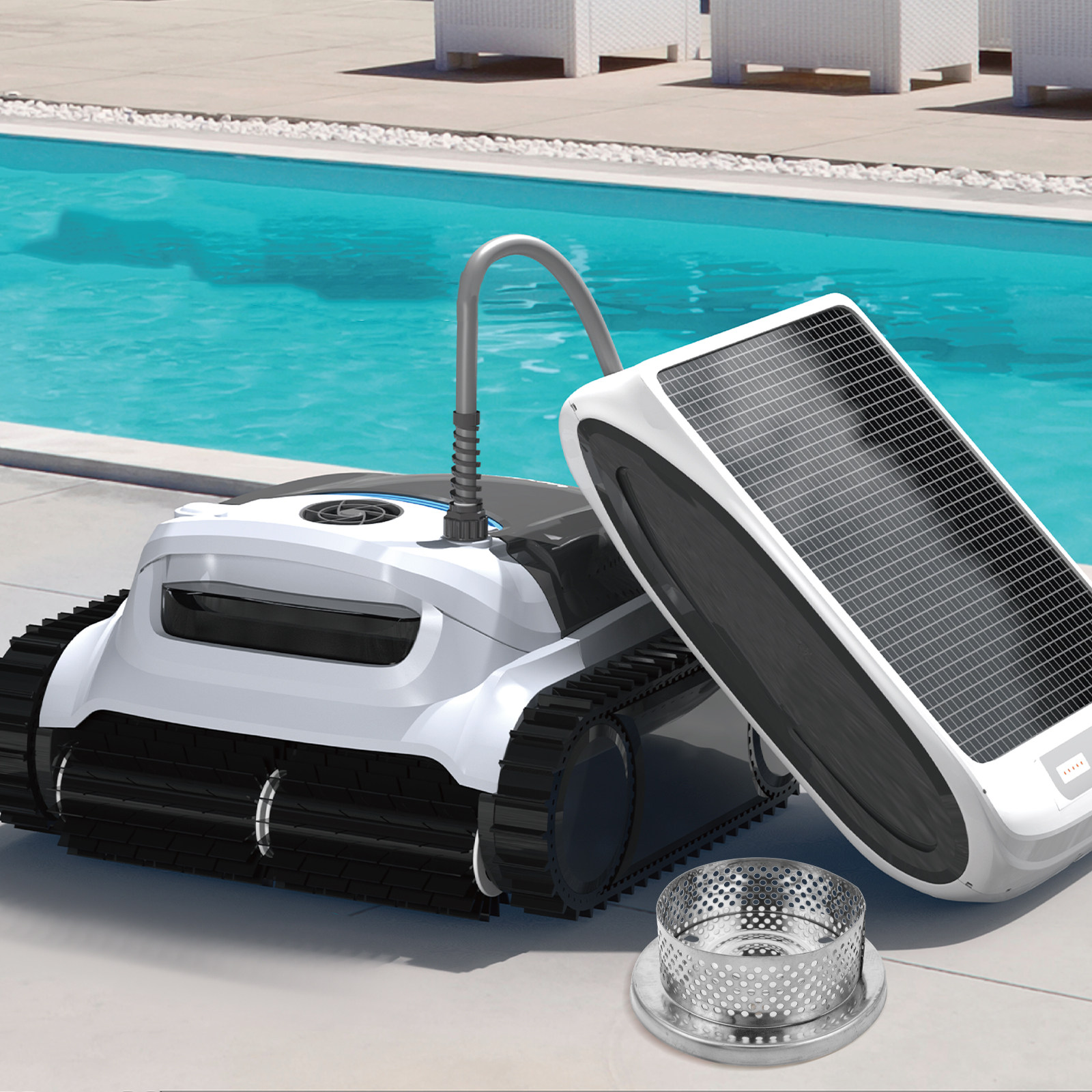 Premium Stainless Steel Mesh W - Pool Skimmer Net recension och pris