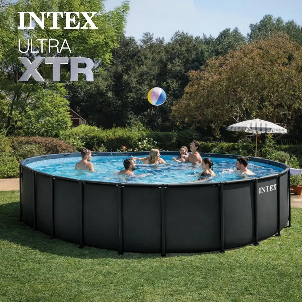 Round 24 ft x 52 in Above Grou - Pool Ladder Above Ground recension och pris