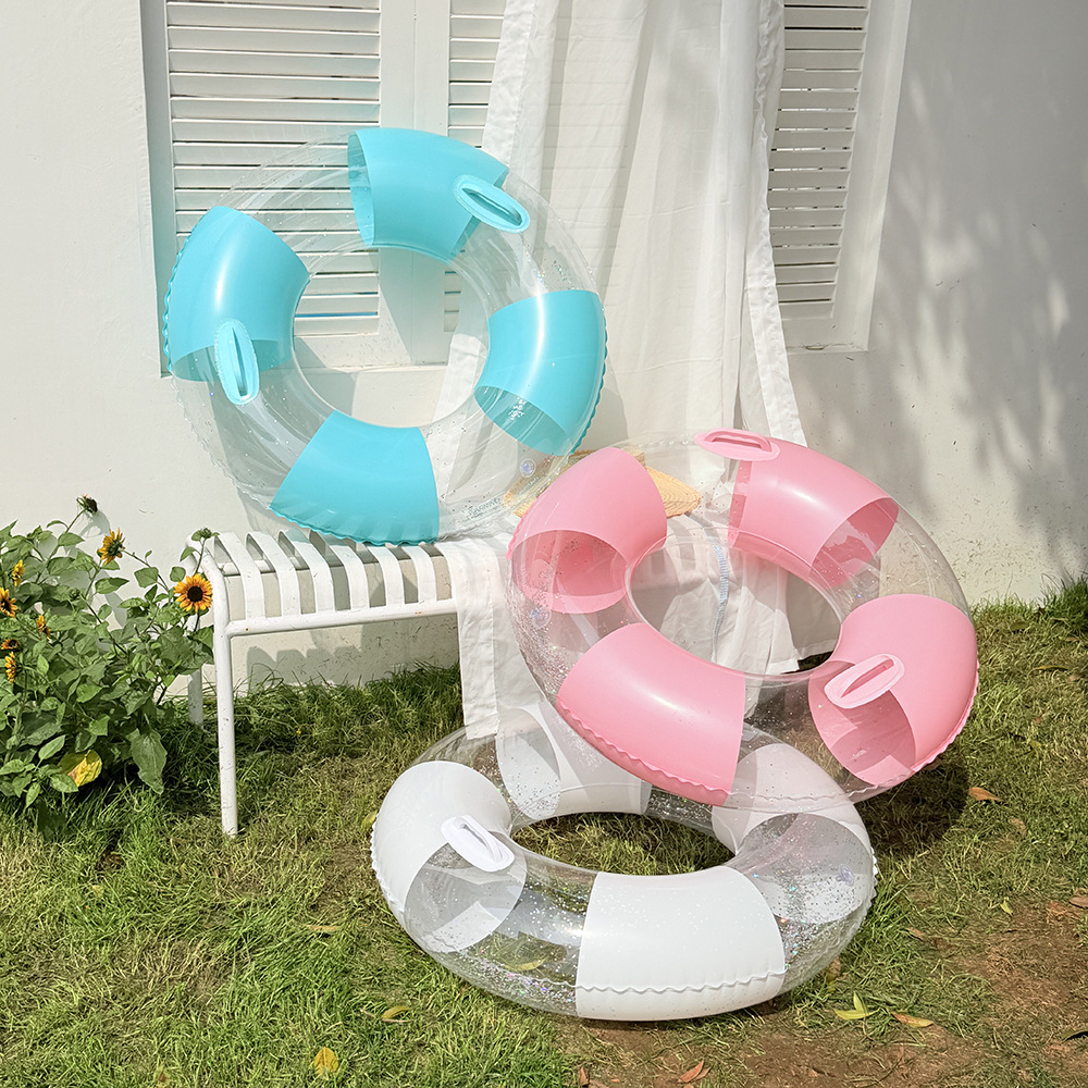 Transparent  Swimming Ring Adu - Pool Float Ring Inflatable recension och pris